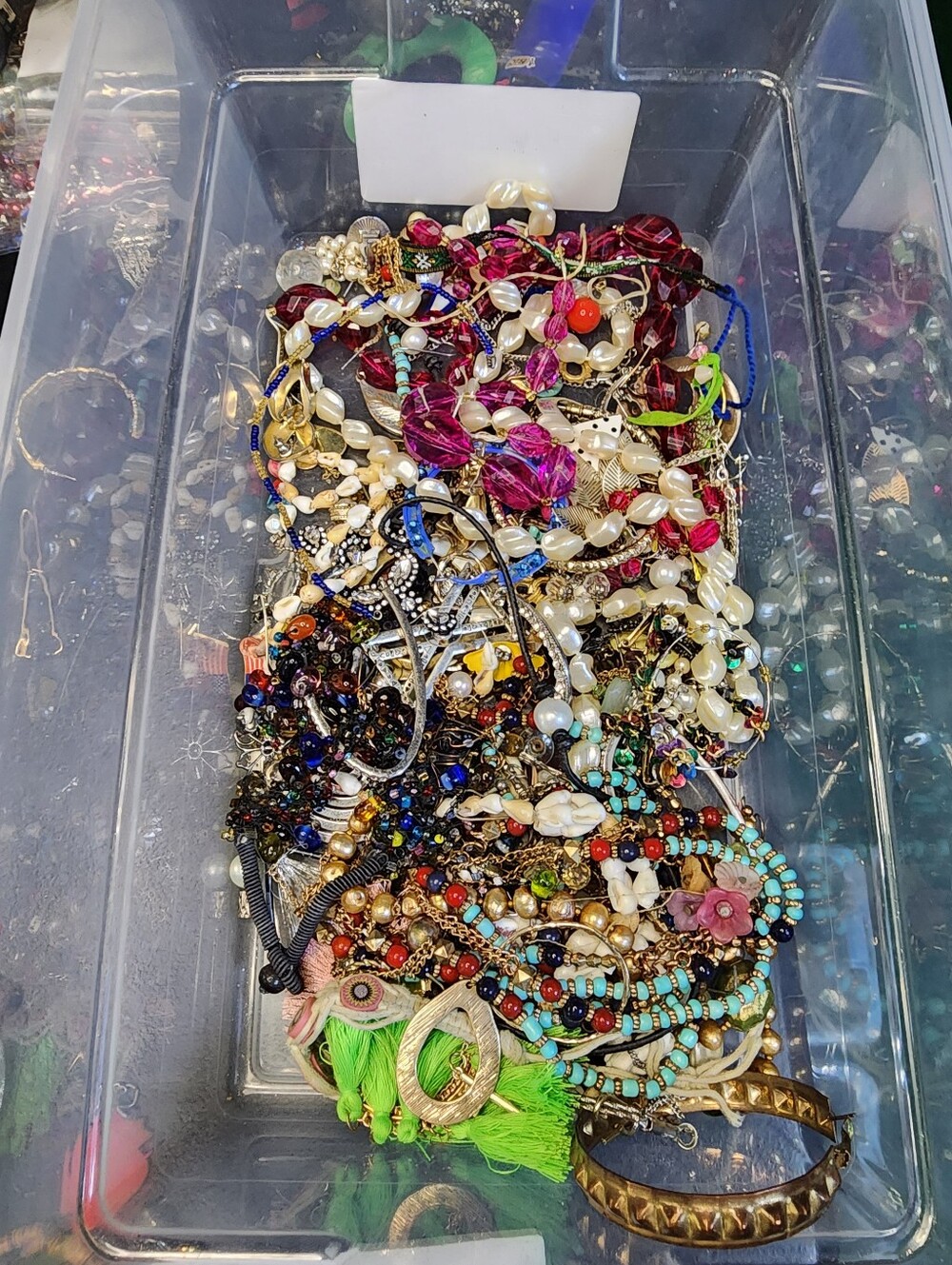 1lb Mixed Jewelry For Crafting May Or May Not Have Matches